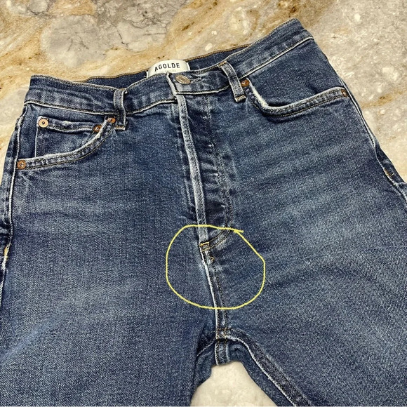 AGOLDE | Nico High Rise Slim Fit Jeans in Ovations size 26 Evereve - Picture 7 of 13